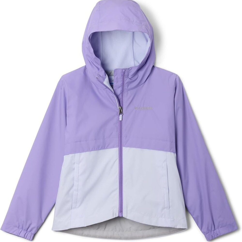 Columbia Girls Hooded Rain Jacket | Lavender